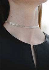 Box choker necklace