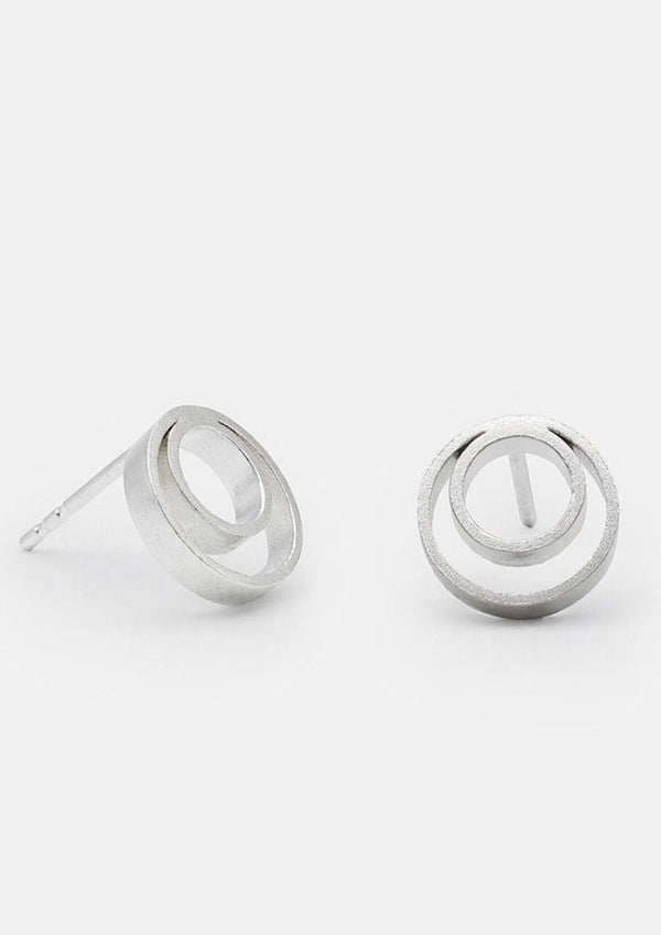 Double circle earrings