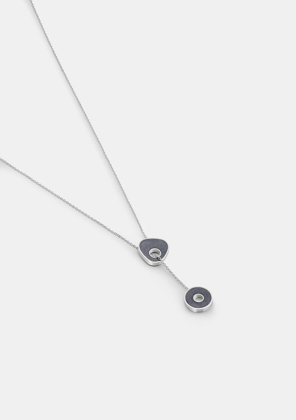 Concrete lariat necklace