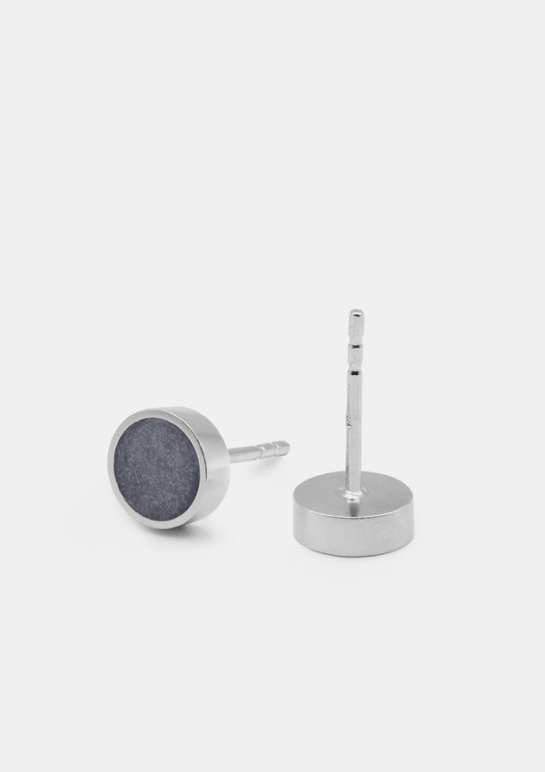 Dot concrete earrings