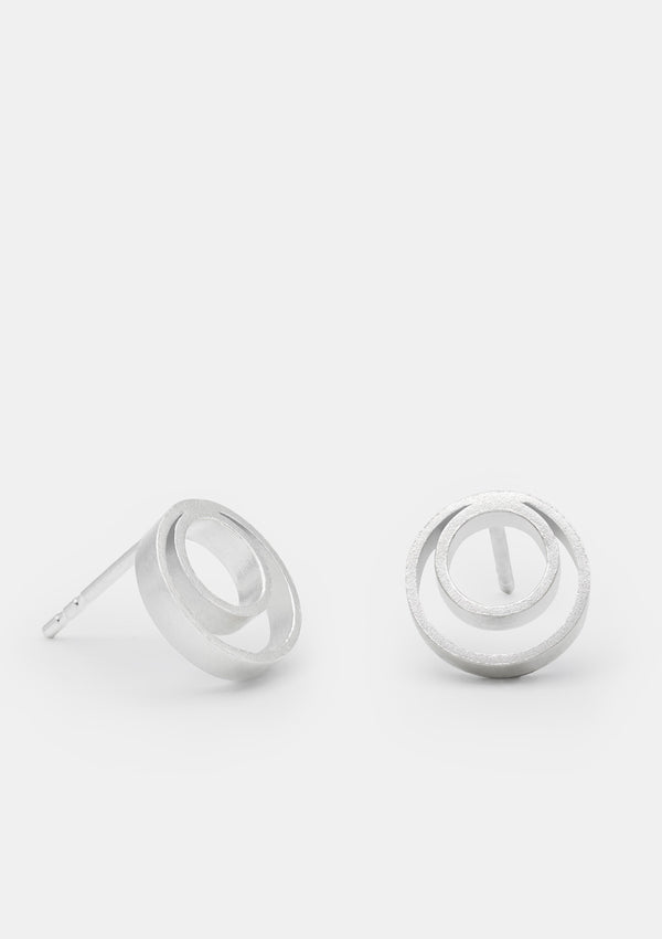 Double circle earrings