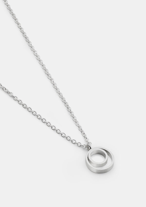 Double circle necklace