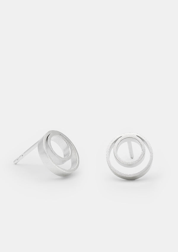 Double circle earrings