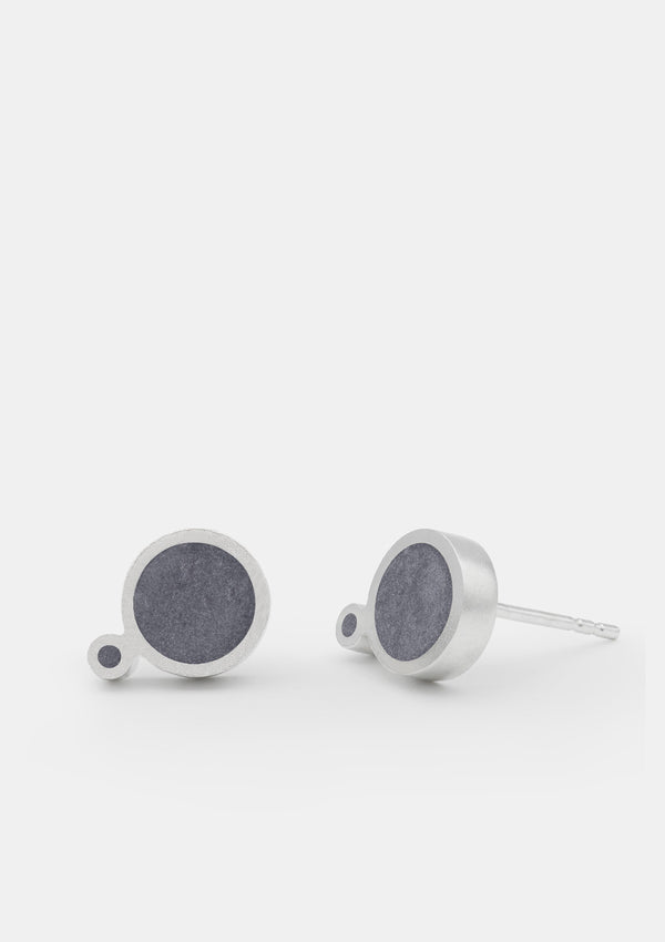 Duo concrete earrings