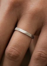 Edge ring in silber