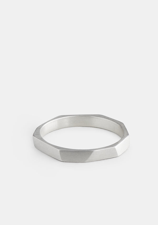 Edge ring in silver