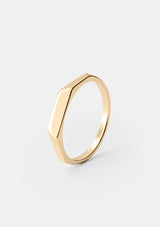 Facetta ring in gold