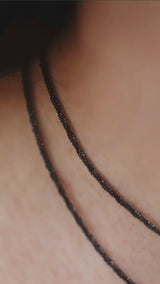 black sugar layering choker