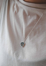 concrete asymmetrical necklace