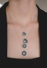 concrete asymmetrical necklace